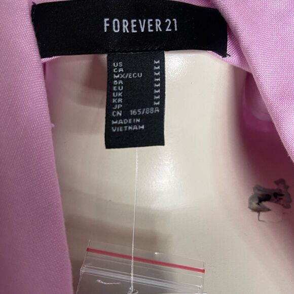 Pink linen blazer forever 21 size M nwt - Picture 8 of 9